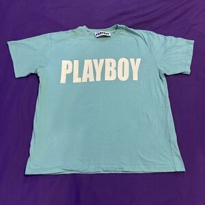 Playboy by Pacsun‎ Spell Out T Shirt Green Mens Size Medium Relaxed